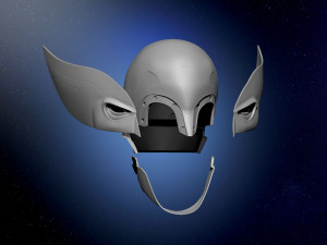 Wolverine cowl mask helmet print Deadpool 3 3D 打印模型