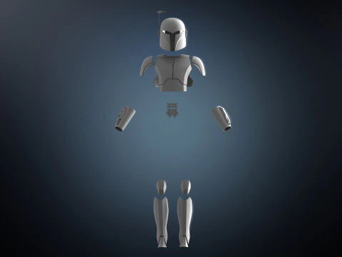Sabine Wren Armor with helmet Ahsoka 3D Print Model