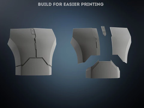 Sabine Wren Armor with helmet Ahsoka 3D Print Model
