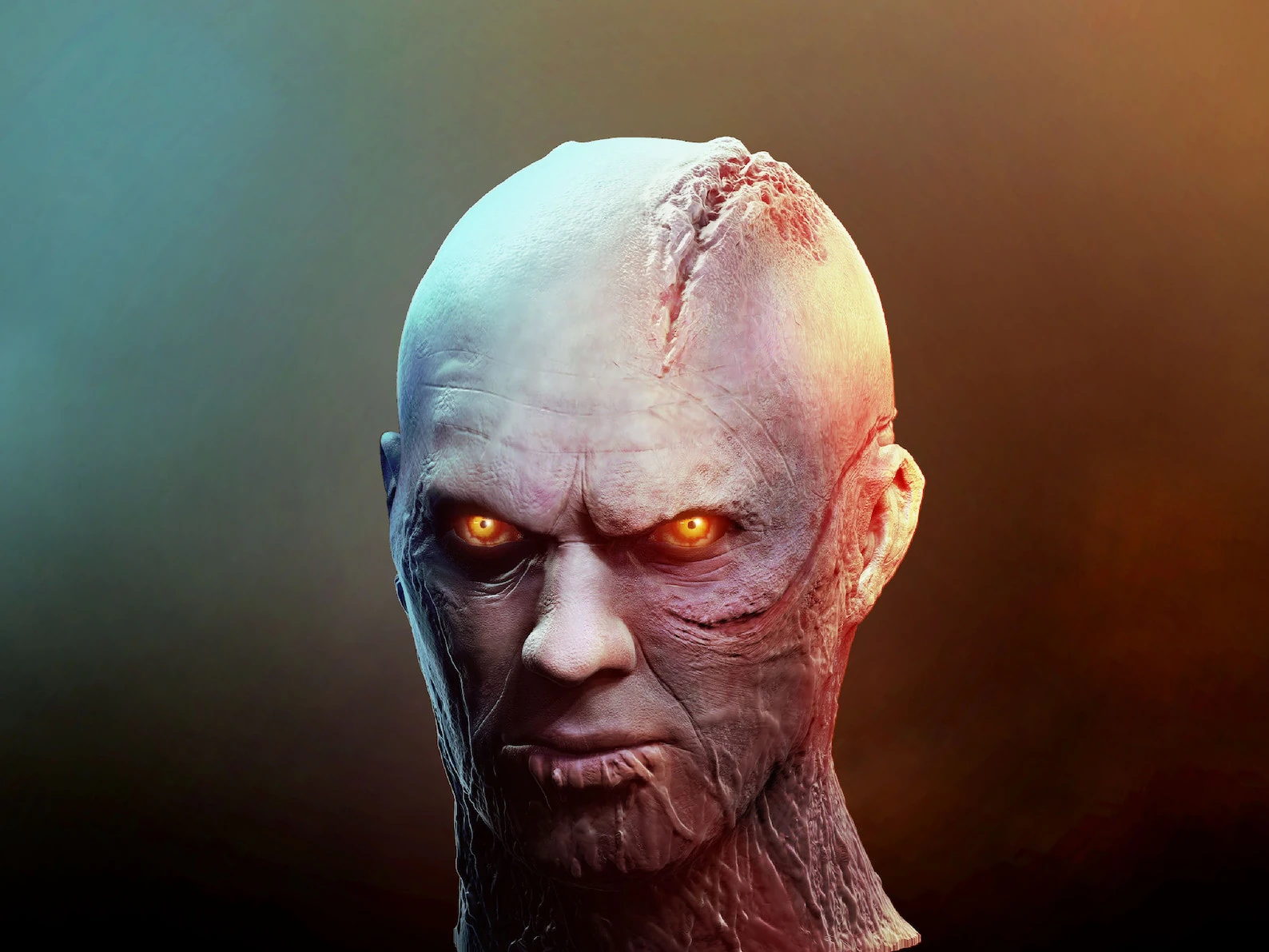 Anakin Skywalker head Obi Wan Kenobi Darth Vader Star Wars 3d Print model 3D Model .c4d .max .obj .3ds .fbx .stl .blend 