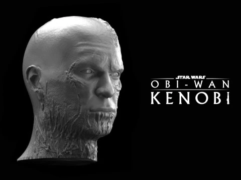 Anakin Skywalker head Obi Wan Kenobi Darth Vader Star Wars 3d Print model 3D Model
