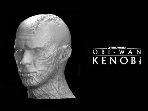 Anakin Skywalker head Obi Wan Kenobi Darth Vader Star Wars 3d Print model 3D Model