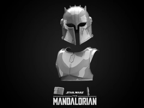 Armorer Armor The Mandalorian Star Wars 3d Print model 3D Model
