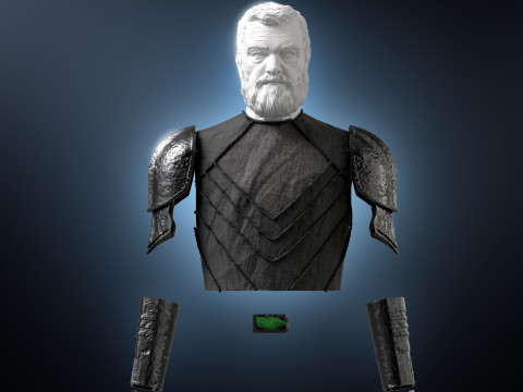 Baylon Skoll armor Lord Ahsoka head 3D 모델