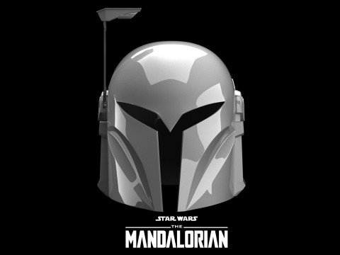 BO KATAN Helmet THE Mandalorian 3d Print model 3D Model