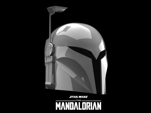 BO KATAN Helmet THE Mandalorian 3d Print model 3D Model