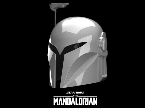 BO KATAN Helmet THE Mandalorian 3d Print model 3D Model