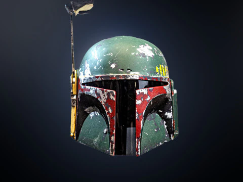 Boba Fett Empire Strikes Back Helmet Star Wars 3d Print model 3D Model
