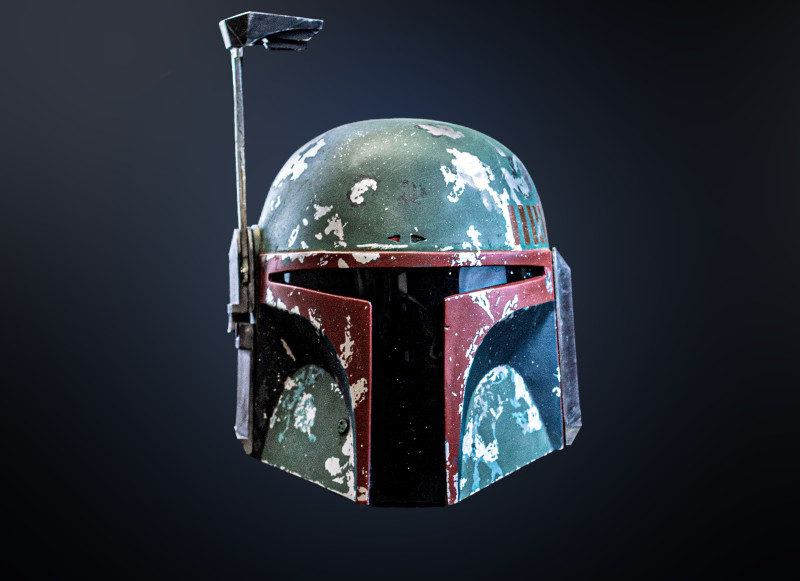 Boba Fett Return of The Jedi Helmet Star Wars 3d Print model 3Dモデル .c4d .max .obj .3ds .fbx .stl .blend 