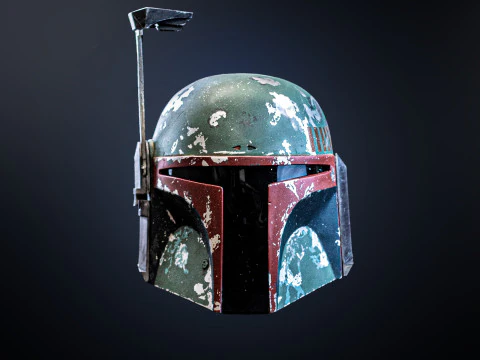 Boba Fett Return of The Jedi Helmet Star Wars 3d Print model 3D Model