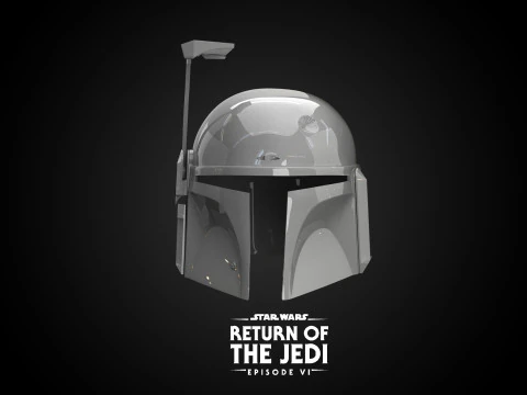 Boba Fett Return of The Jedi Helmet Star Wars 3d Print model 3D Model