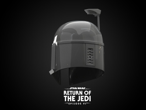 Boba Fett Return of The Jedi Helmet Star Wars 3d Print model 3Dモデル