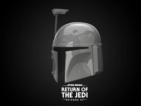 Boba Fett Return of The Jedi Helmet Star Wars 3d Print model 3D Model