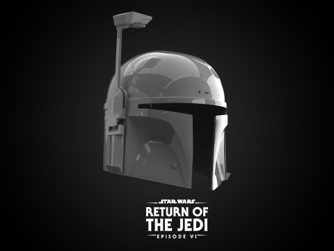Boba Fett Return of The Jedi Helmet Star Wars 3d Print model 3Dモデル
