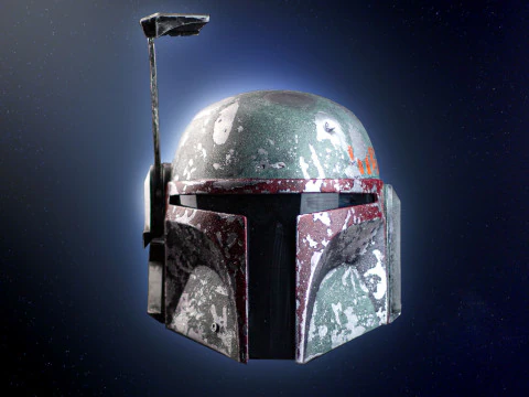 Boba Fett Post Sarlac Cobb Vanth Helmet The Mandalorian season 2 Star Wars 3d Print model 3D Model