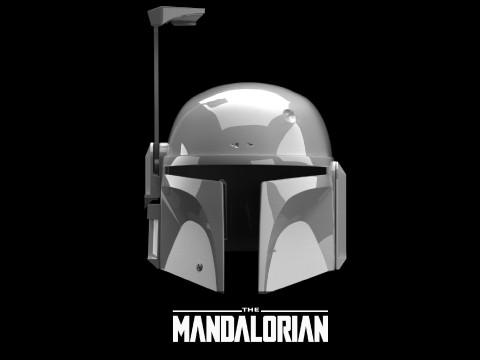 Boba Fett Post Sarlac Cobb Vanth Helmet The Mandalorian season 2 Star Wars 3d Print model 3D 모델
