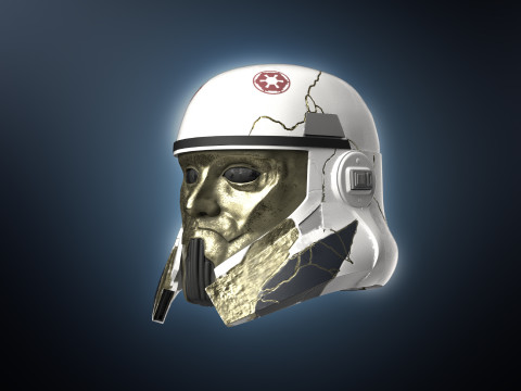 Captain Enoch Ahsoka Stormtrooper 3d print Grand Admiral Thrawn 3D Print armor helmet 3Dモデル