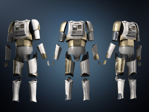 Captain Enoch Ahsoka Stormtrooper 3d print Grand Admiral Thrawn 3D Print armor helmet 3Dモデル