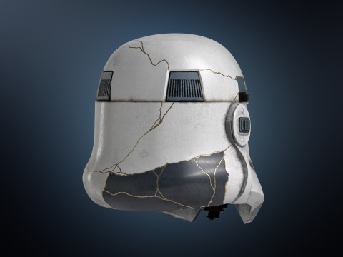 Captain Enoch Ahsoka Stormtrooper 3d print Grand Admiral Thrawn 3D Print helmet 3Dモデル