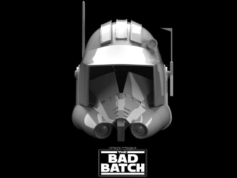Commander Cody Helmet The Clone Wars The Bad Batch Star Wars 3d Print model 3D Model