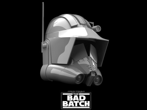 Commander Cody Helmet The Clone Wars The Bad Batch Star Wars 3d Print model 3D Model