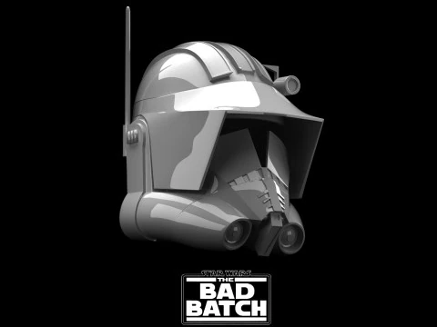 Commander Cody Helmet The Clone Wars The Bad Batch Star Wars 3d Print model 3D Model