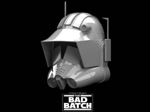 Commander Cody Helmet The Clone Wars The Bad Batch Star Wars 3d Print model 3D Model