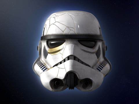 Stormtrooper helmet Thrawn Night trooper zombie 3d print model Ahsoka 3D Model