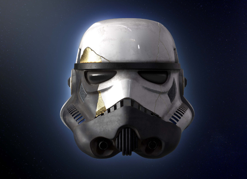 Stormtrooper helmet Thrawn Night trooper zombie 3d print model Ahsoka number 2 Model 3D .c4d .max .obj .3ds .fbx .stl .blend 