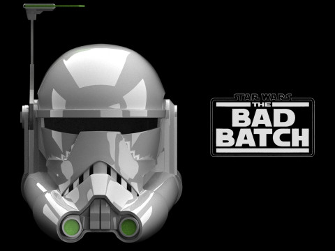 Crosshair EmpireHelmet The Bad Batch Star Wars 3d Print model 3D Model