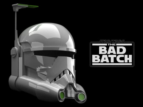 Crosshair EmpireHelmet The Bad Batch Star Wars Impress&atilde;o 3D Modelo Modelo 3D