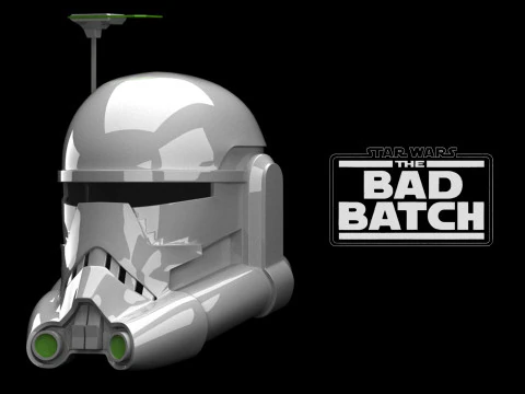 Crosshair EmpireHelmet The Bad Batch Star Wars Impress&atilde;o 3D Modelo Modelo 3D