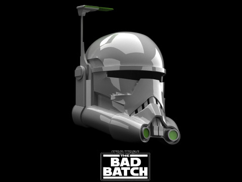 Crosshair EmpireHelmet The Bad Batch Star Wars 3d Print model 3D Model