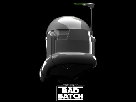 Crosshair EmpireHelmet The Bad Batch Star Wars Impress&atilde;o 3D Modelo Modelo 3D