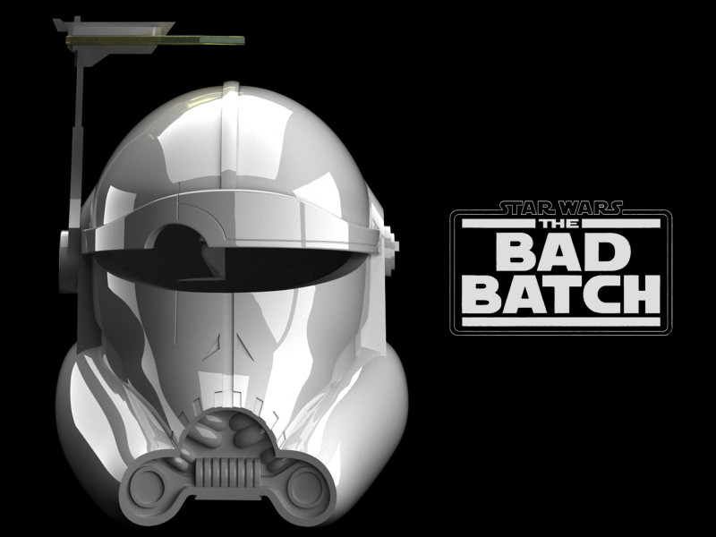 CrosshairHelmet The Bad Batch Star Wars 3d Print model 3Dモデル .c4d .max .obj .3ds .fbx .stl .blend 