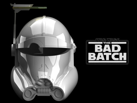 CrosshairHelmet The Bad Batch Star Wars 3d Print model 3D Model