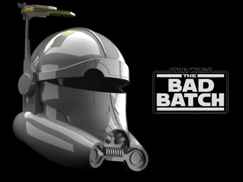CrosshairHelmet The Bad Batch Star Wars 3d Print model 3Dモデル