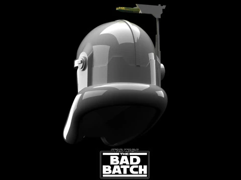 Capacete de mira The Bad Batch Star Wars impress&atilde;o 3D Modelo Modelo 3D