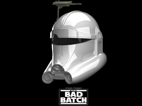 CrosshairHelmet The Bad Batch Star Wars 3d Print model 3Dモデル