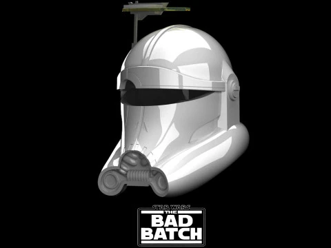 Capacete de mira The Bad Batch Star Wars impress&atilde;o 3D Modelo Modelo 3D