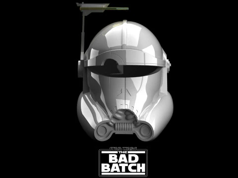 Capacete de mira The Bad Batch Star Wars impress&atilde;o 3D Modelo Modelo 3D