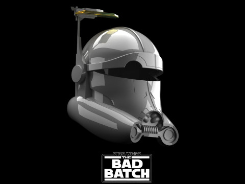 CrosshairHelmet The Bad Batch Star Wars 3d Print model 3Dモデル