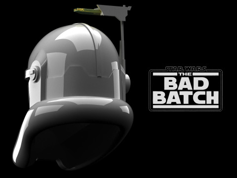 CrosshairHelmet The Bad Batch Star Wars 3d Print model 3Dモデル