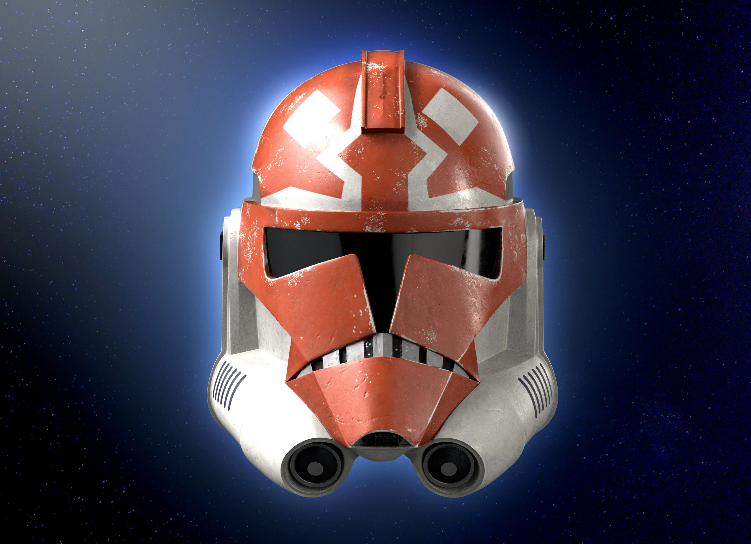Clone Helmet The Clone Wars Phase 2 Star Wars 3d Print model 3D Model .c4d .max .obj .3ds .fbx .stl .blend 