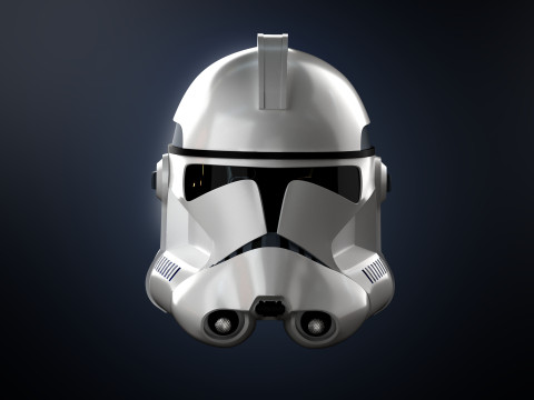 Clone TrooperHelmet The MandalorianAndorObi Wan Kenobi Star Wars 3d Print model 3D Model