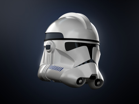 Clone TrooperHelmet The MandalorianAndorObi Wan Kenobi Star Wars 3d Print model 3D Модель