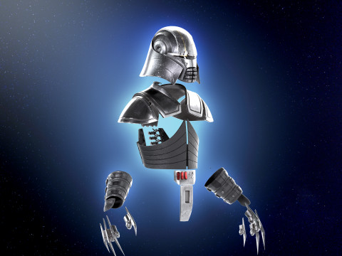 Starkiller Helmet Star Wars force unleashed armor 3d Print model Galen Marek The Force Unleas 3D Model