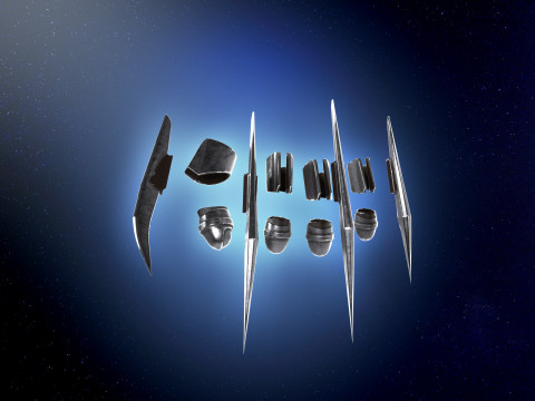 Starkiller Helmet Star Wars force unleashed armor 3d Print model Galen Marek The Force Unleas 3D Model