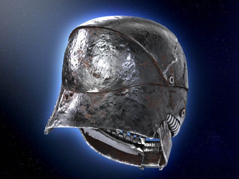 Sith The Acolyte Star Wars helmet 3d print model stl Model do druku 3D