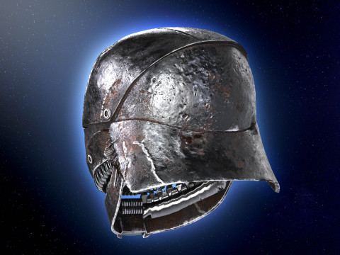 Sith The Acolyte Star Wars helmet 3d print model stl Model do druku 3D